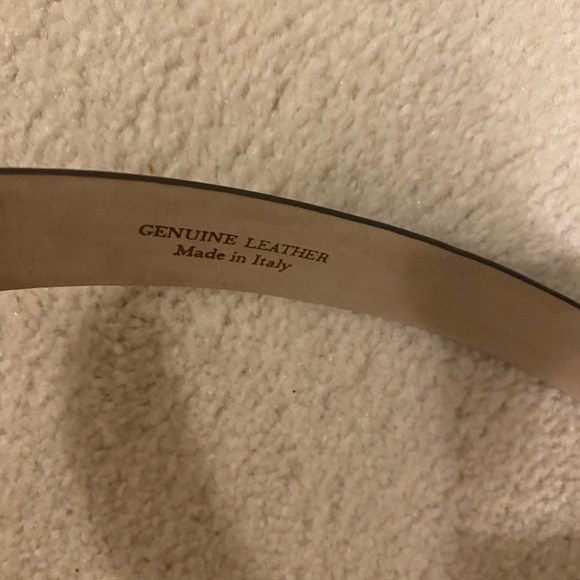 Devicchi Women's vintage leather belt - black- Medium - Made In Italy - Picture 7 of 9